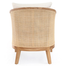 Lenylle Oak Wood Tub Chair